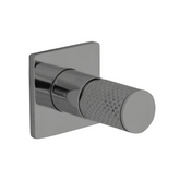 Linkware Gabe Wall Shower Bath Mixer - Brushed Nickel